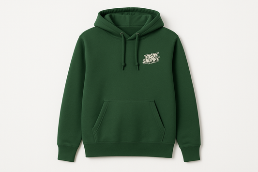 Sudadera Verde con Logo YOSOY SHOPIFY