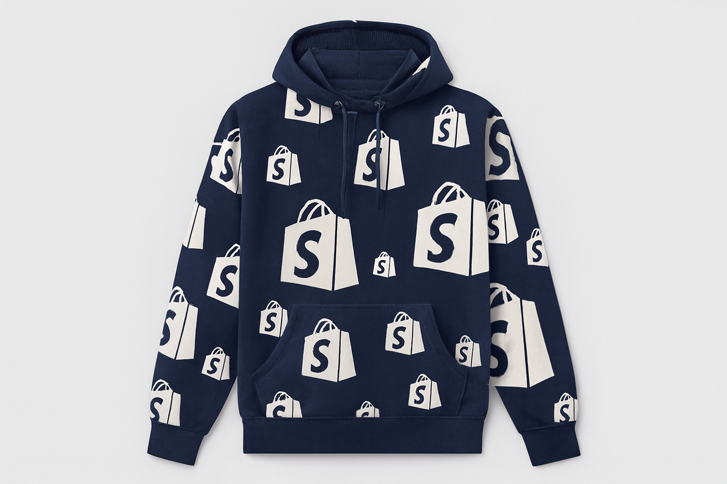 Hoodie All-Over Azul Marino