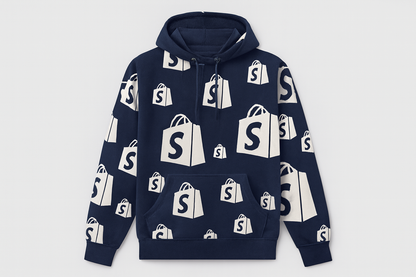Hoodie All-Over Azul Marino