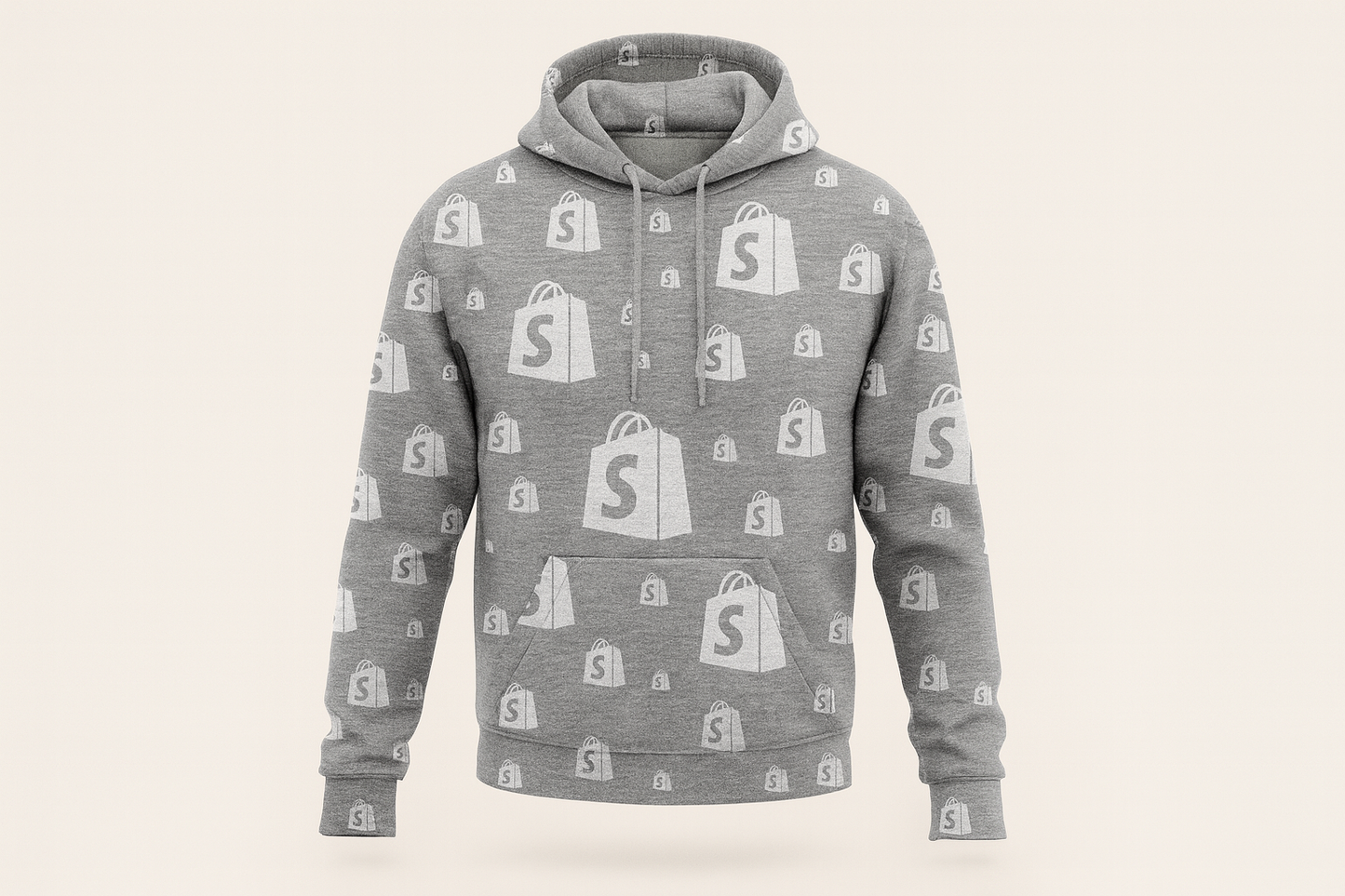 Hoodie All-Over Gris