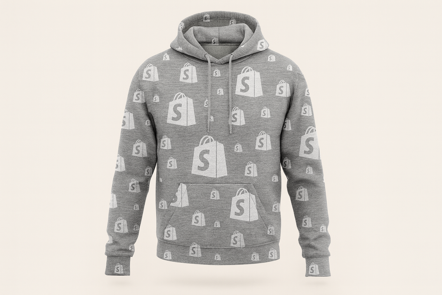 Hoodie All-Over Gris