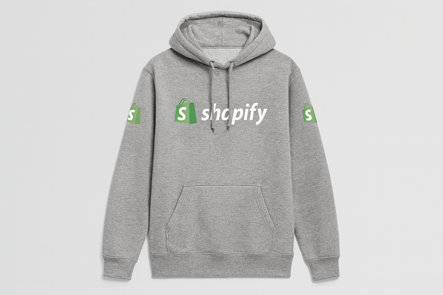 Hoodie Shopify Gris Oxford