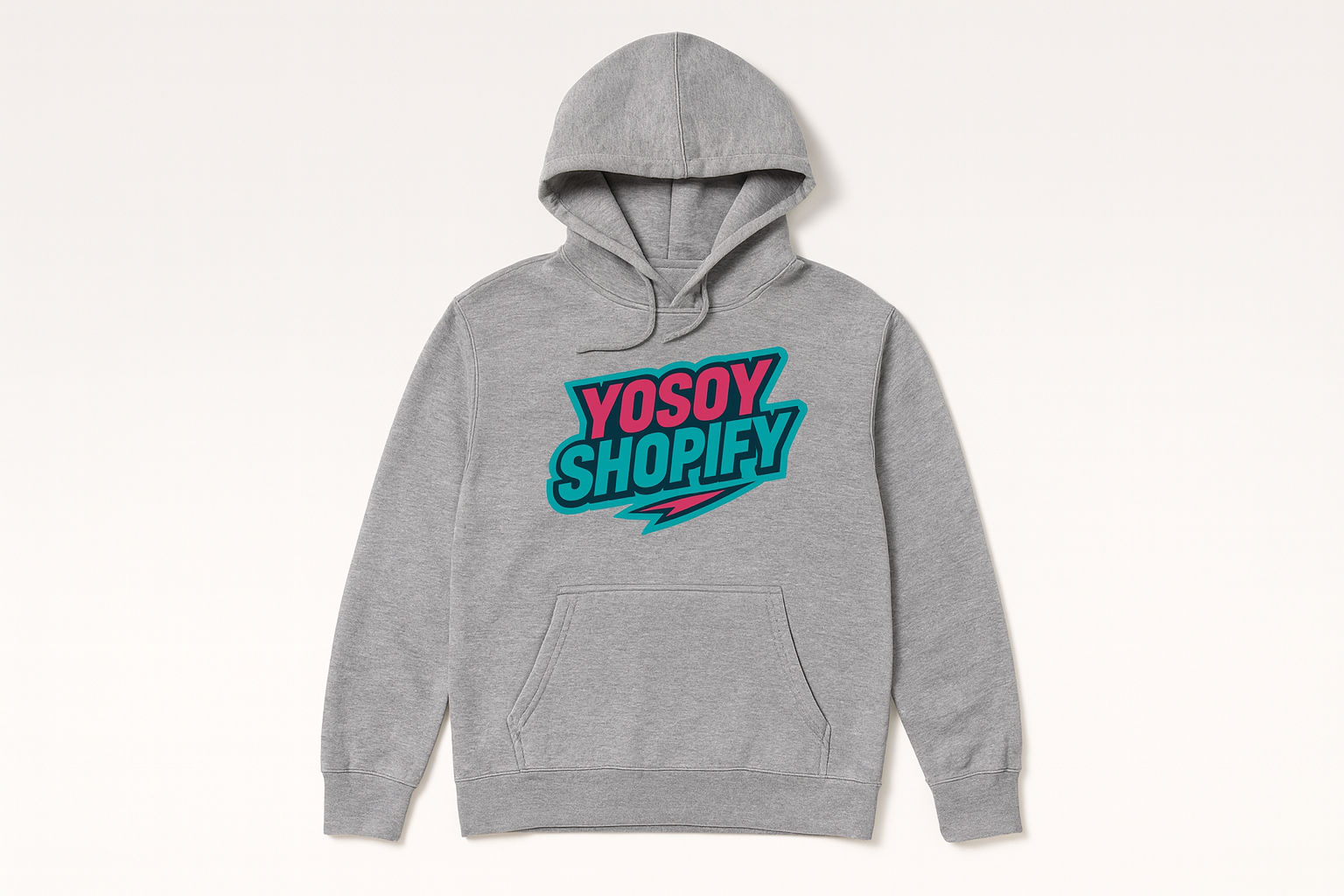 Hoodie YOSOY SHOPIFY gris oxford