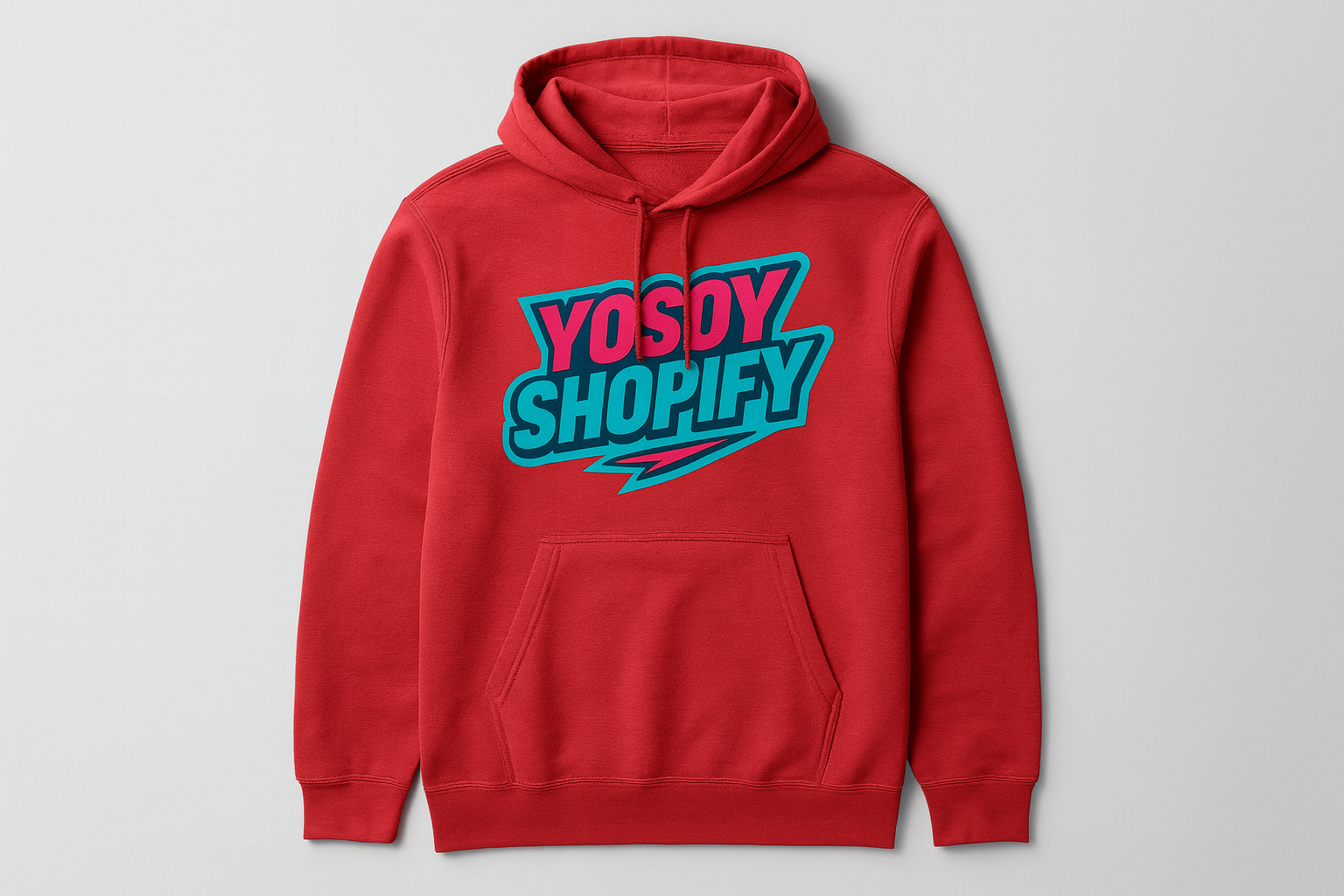 Hoodie YOSOY SHOPIFY rojo