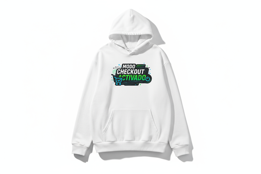 Sudadera Blanca Modo Checkout Activado