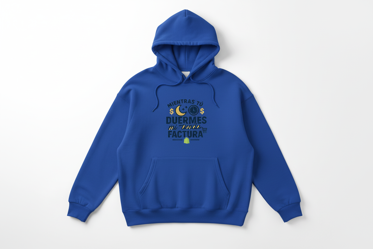 Sudadera Azul Rey Mientras tú duermes