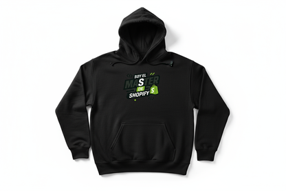 Sudadera Negra Soy el Master de Shopify