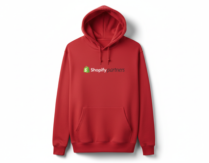 Sudadera Roja Shopify Partners