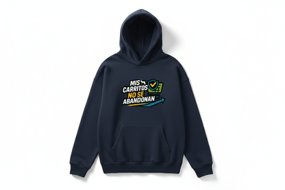 Sudadera Azul Marino Mis carritos no se abandonan