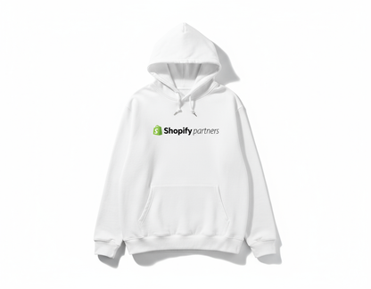 Sudadera Blanca Shopify Partners