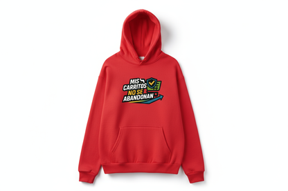 Sudadera Roja Mis carritos no se abandonan