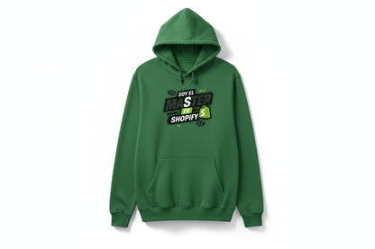 Sudadera Verde Soy el Master de Shopify