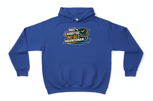 Sudadera Azul Rey Mis carritos no se abandonan