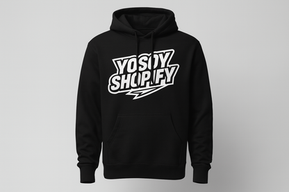Hoodie YOSOYSHOPIFY Monocromático Negro